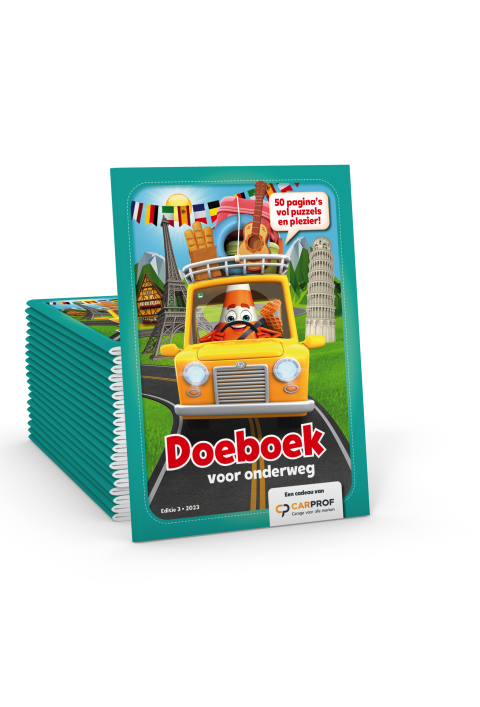 vijftig pagina’s vol puzzels, spelletjes, moppen en verhalen voor kinderen