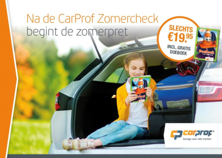 CarProf Zomercheck Doeboek